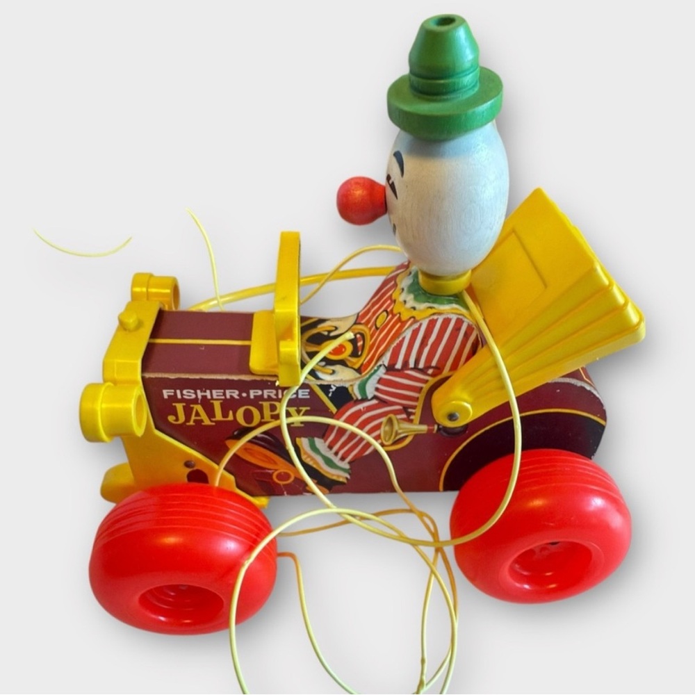 FISHER-PRICE-  JOLLY JALOPY Clown Toy